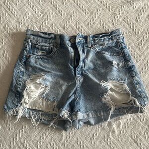 Denim shorts